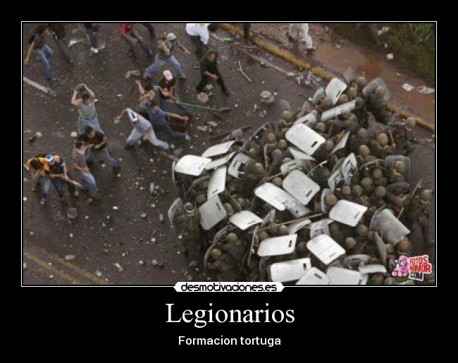 Legionarios - Formacion tortuga