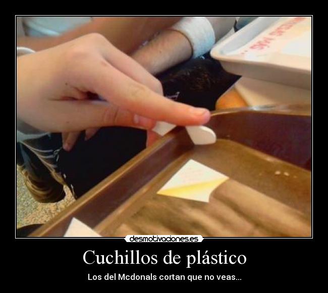 Cuchillos de plástico -