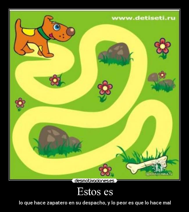 Estos es - lo que hace zapatero en su despacho, y lo peor es que lo hace mal