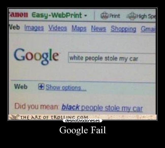 Google Fail - 