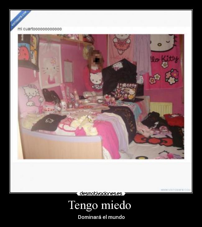 carteles miedo hello kitty desmotivaciones