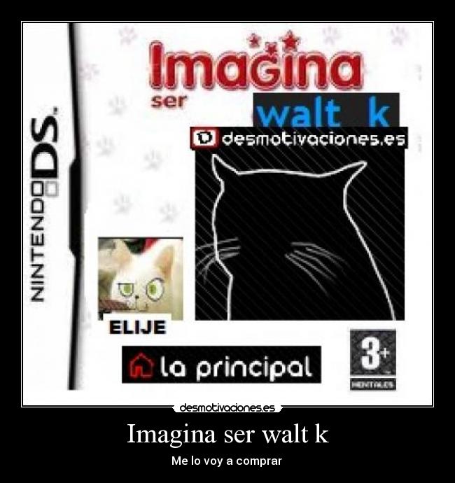 Imagina ser walt k -