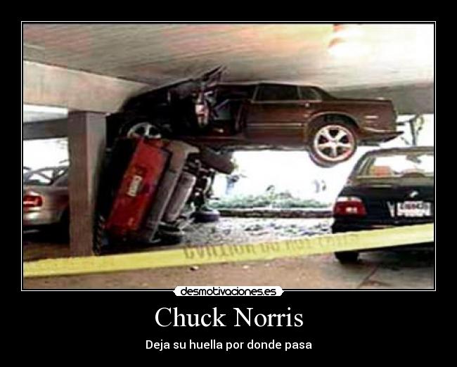 Chuck Norris - Deja su huella por donde pasa