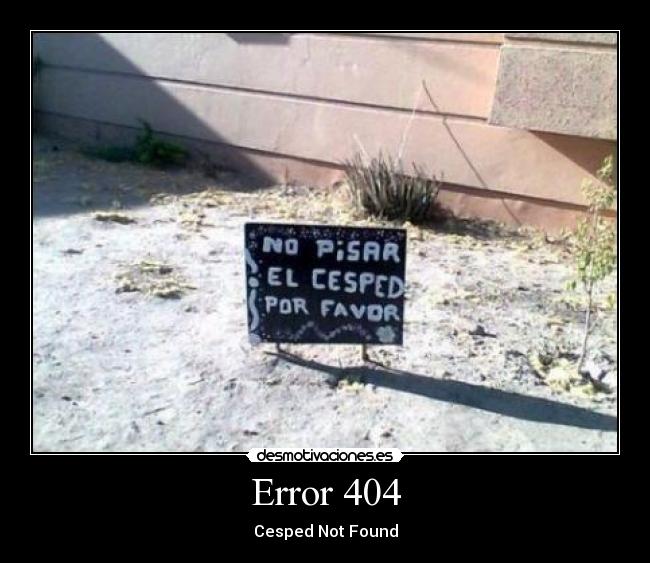 Error 404 -