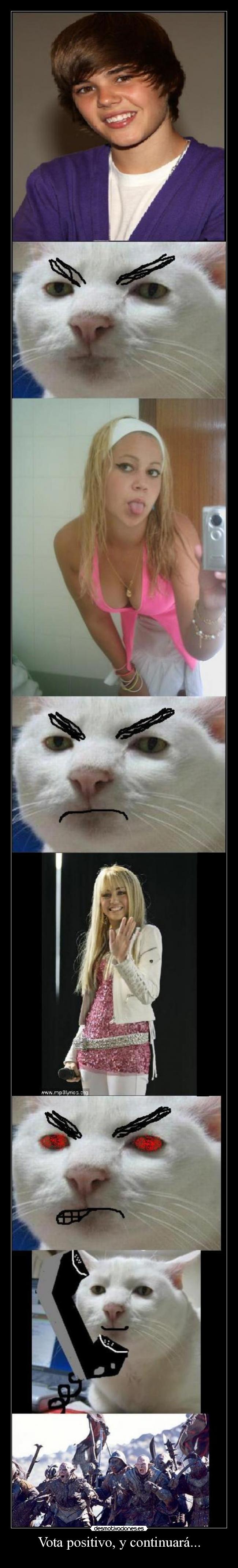 Vota positivo, y continuará... - 