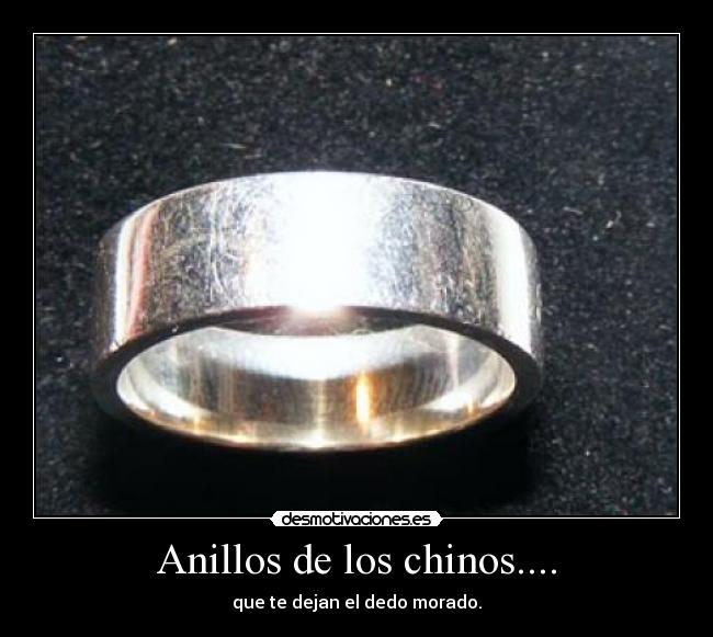 Anillos de los chinos.... - 