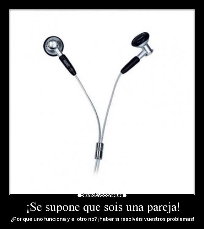 ¡Se supone que sois una pareja! -