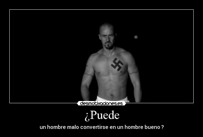 carteles american history nazi hombre malo bueno desmotivaciones