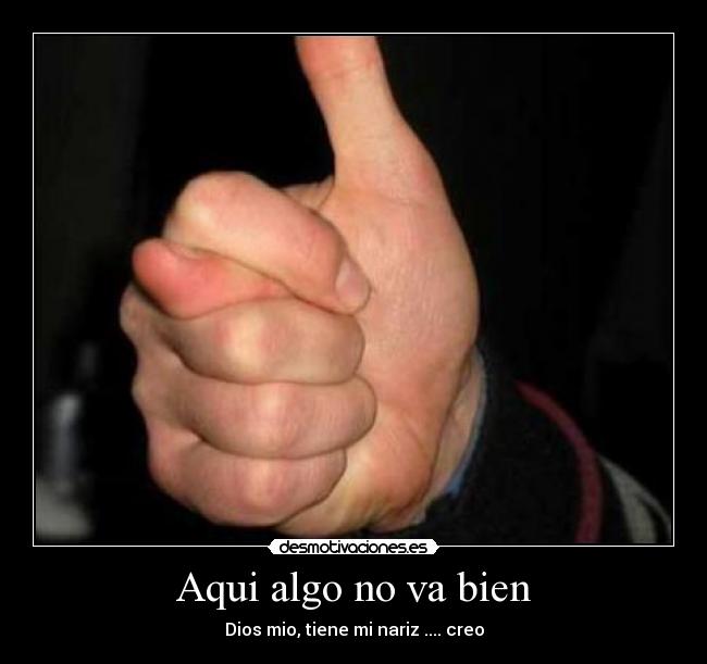 Aqui algo no va bien -