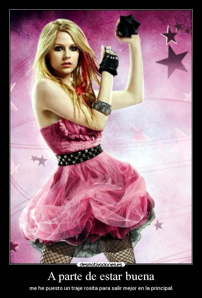 A parte de estar buena -