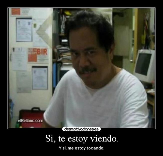 carteles perbertido tocandose rellano desmotivaciones