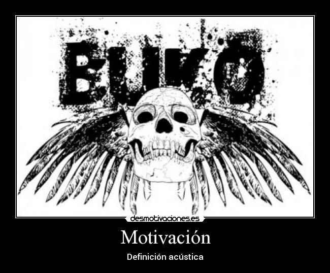 Motivación - Definición acústica