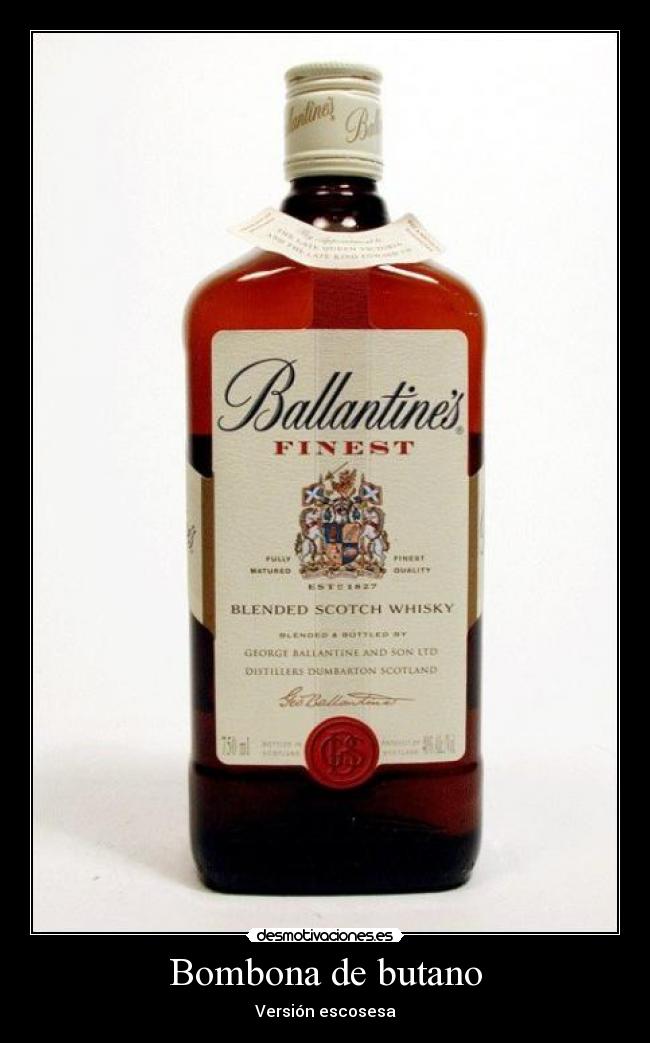 Bombona de butano - Versión escosesa
