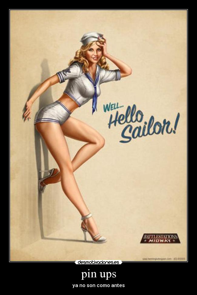 pin ups - ya no son como antes
