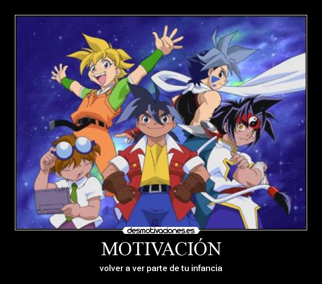 carteles blayblade desmotivaciones