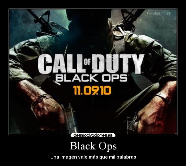 Black Ops - Una imagen vale más que mil palabras