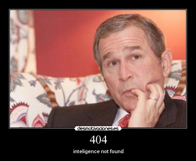 404 - inteligence not found