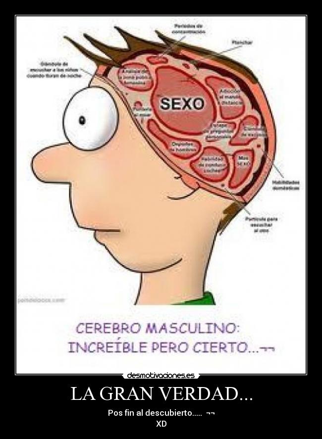 LA GRAN VERDAD... - Pos fin al descubierto.....  ¬¬
XD