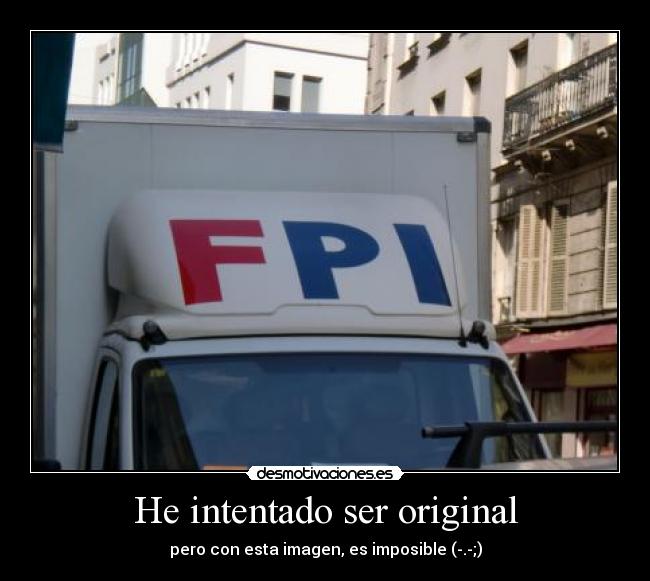 He intentado ser original - pero con esta imagen, es imposible (-.-;)