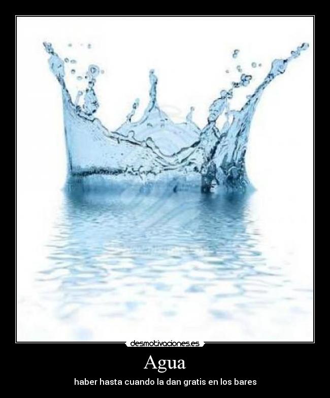 carteles luckylucifer agua desmotivaciones