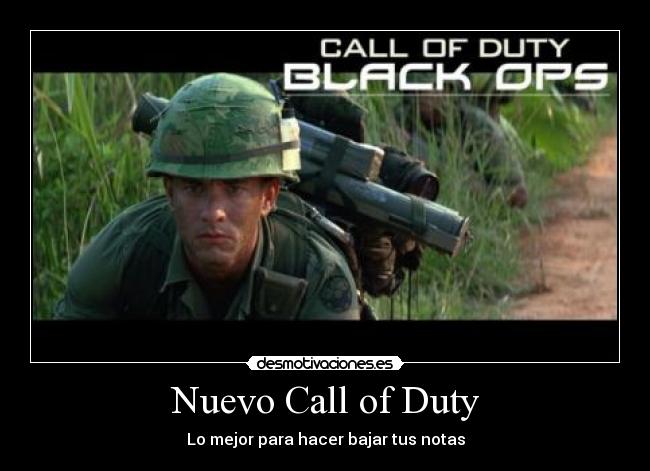 Nuevo Call of Duty - Lo mejor para hacer bajar tus notas