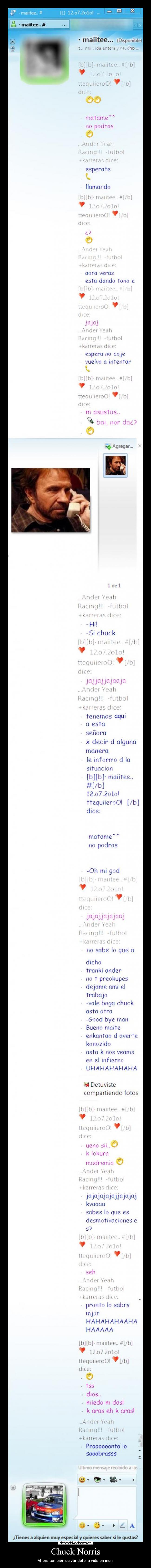 Chuck Norris - Ahora también salvándote la vida en msn.