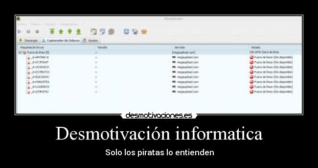 Desmotivación informatica - Solo los piratas lo entienden