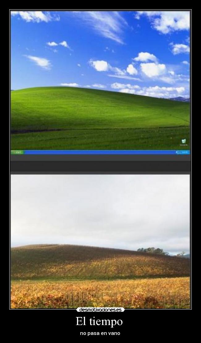 El tiempo -