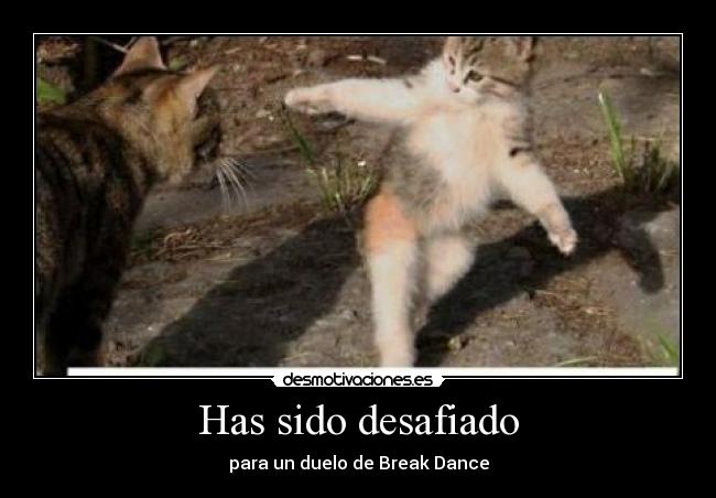 Has sido desafiado - para un duelo de Break Dance