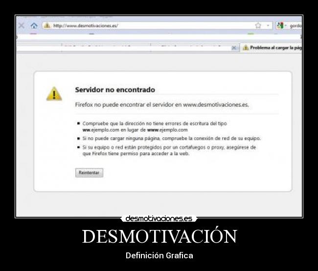 DESMOTIVACIÓN - Definición Grafica