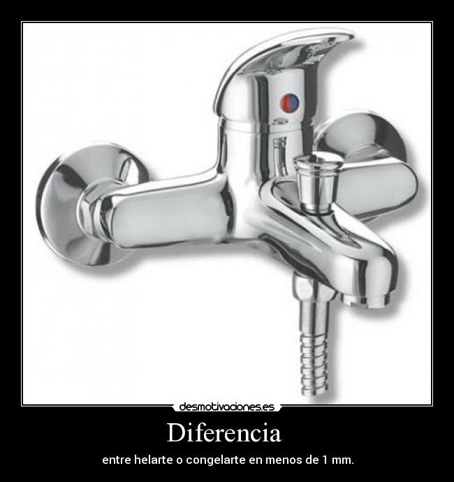 Diferencia  - entre helarte o congelarte en menos de 1 mm.
