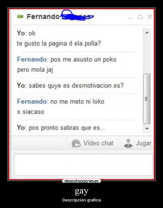 gay - Descripción grafica