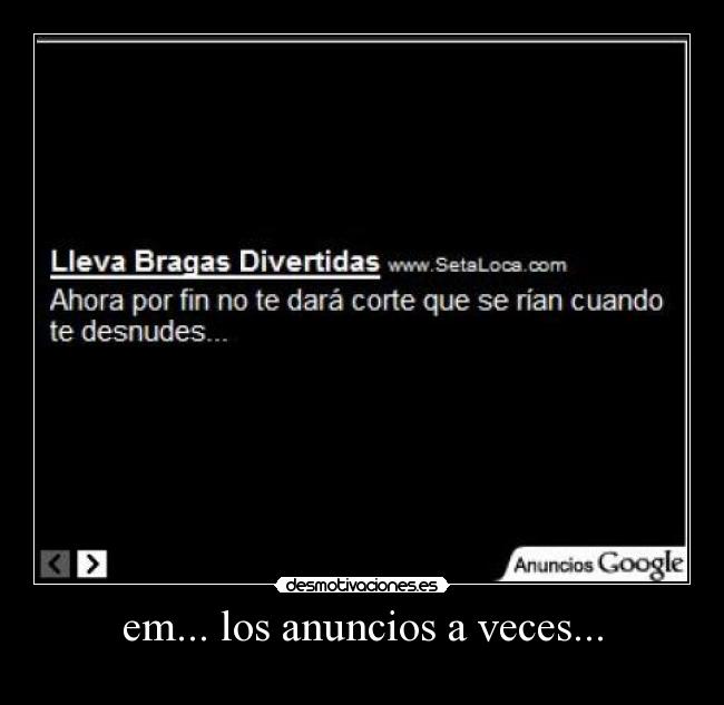 carteles anuncio desmotivaciones