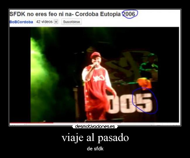 viaje al pasado - de sfdk