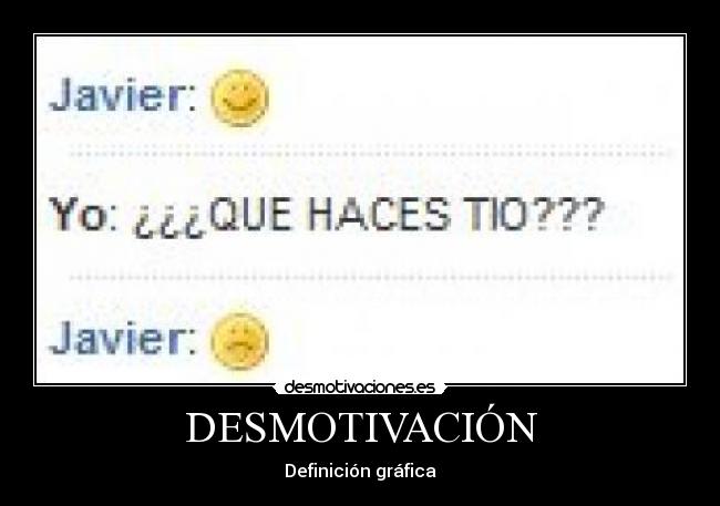 DESMOTIVACIÓN -