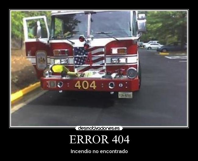 ERROR 404 - Incendio no encontrado