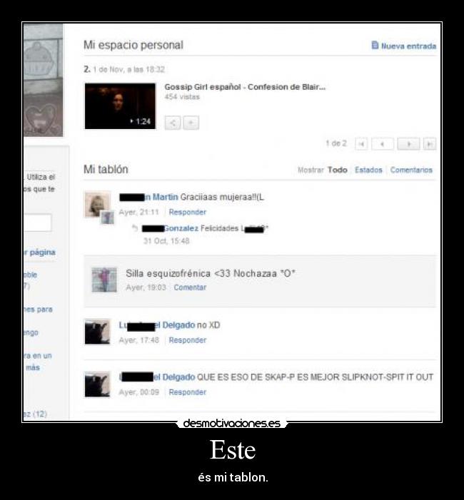 Este - és mi tablon.