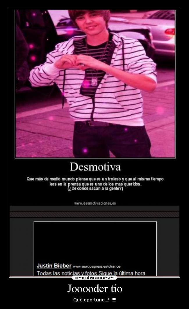Jooooder tío - Qué oportuno...!!!!!!!