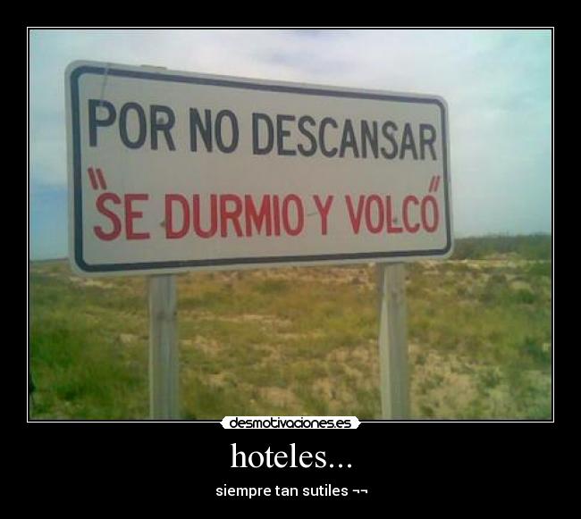 hoteles... -