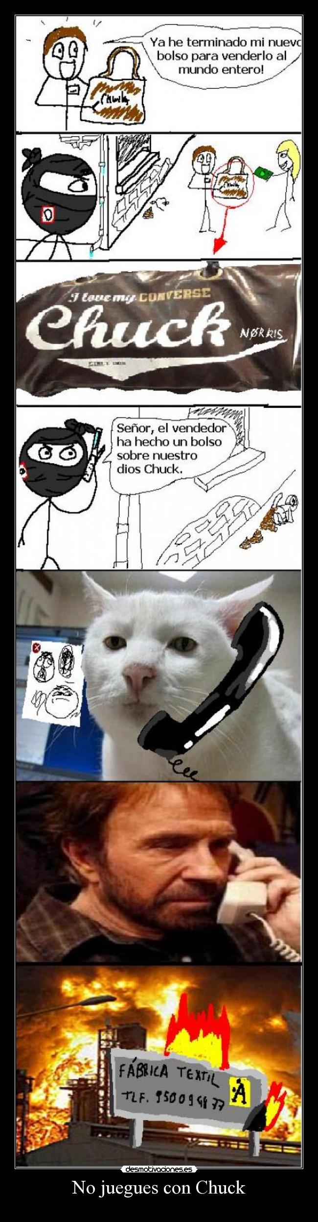 carteles chuck norris fabrica textil senor desmotivaciones desmotivaciones