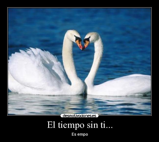 El tiempo sin ti... - Es empo