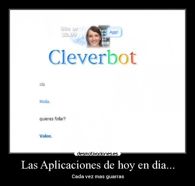 Las Aplicaciones de hoy en dia... -