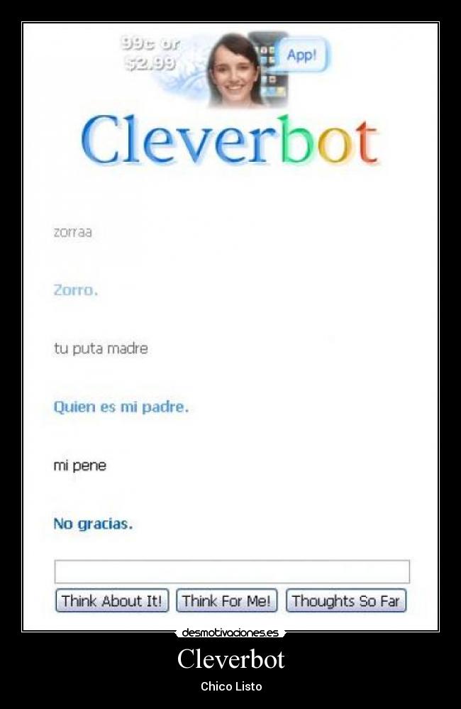 Cleverbot - Chico Listo