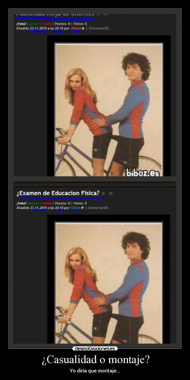 ¿Casualidad o montaje? -