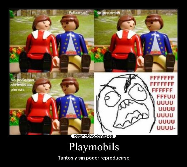Playmobils - Tantos y sin poder reproducirse