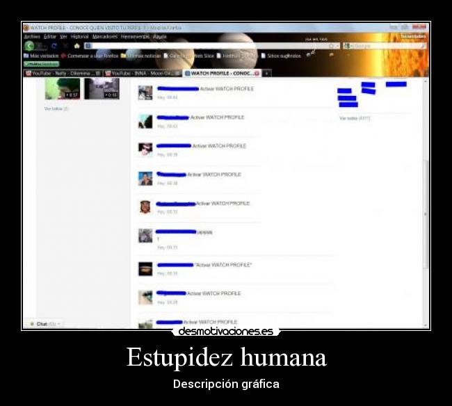 Estupidez humana - Descripción gráfica