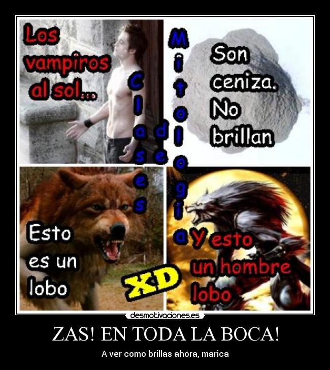 ZAS! EN TODA LA BOCA! -