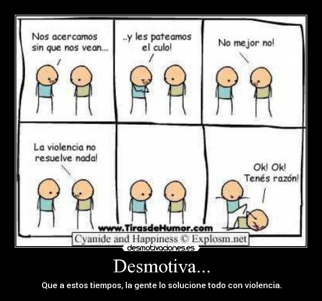 carteles violencia desmotivaciones