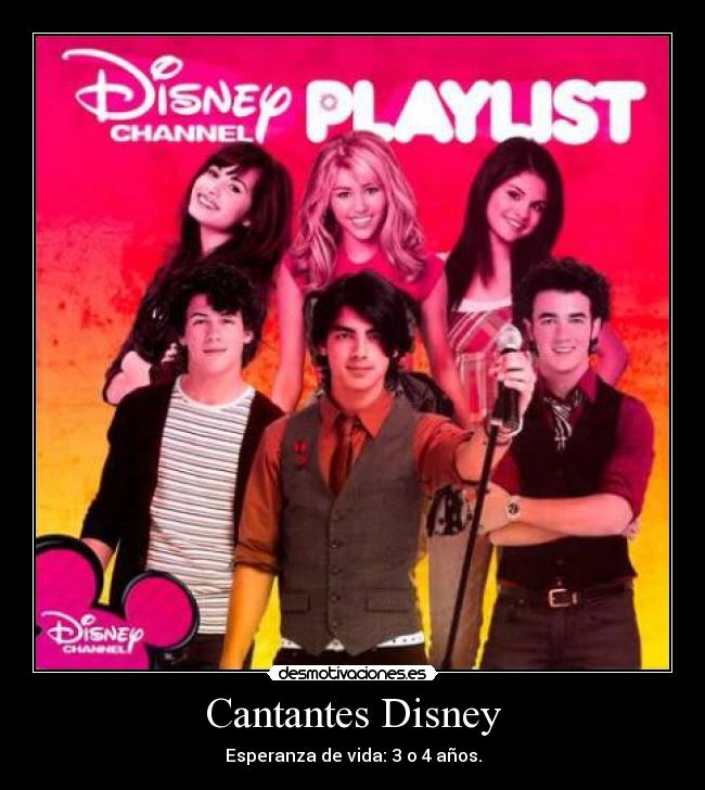 carteles cantante disney esperanza vida desmotivaciones