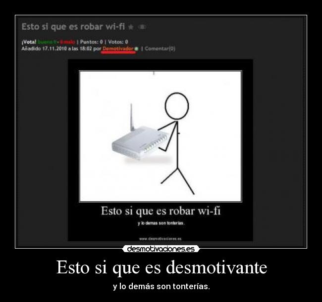 Esto si que es desmotivante - 